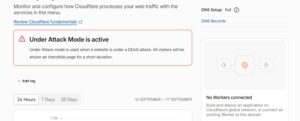 detected suspicious bot traffic cloudflare